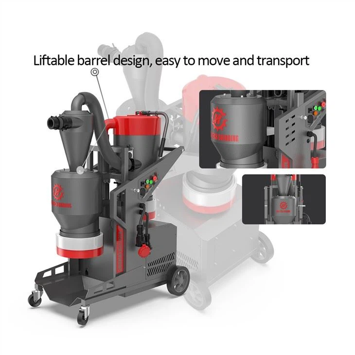 Industrial Water Aspiradora Wet Dry Industrial Power Long Suction Vacuum Cleaners For Concrete Grinders